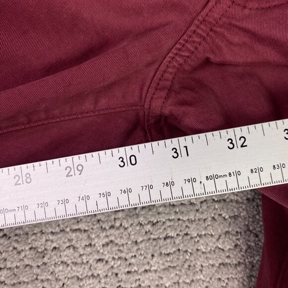 Flint and Tinder 365 Pants Straight Fit Mens 29 x 30 Measures 31x30 Burgundy Red - Picture 13 of 13